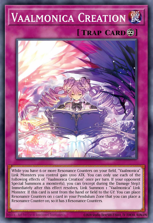 (075) YuGiOh TCG INFO: The Infinite Forbidden Single: Vaalmonica Creation  Common