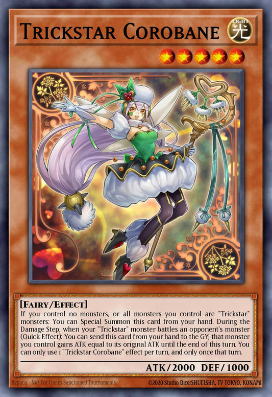 (048) YuGiOh TCG MP20: 2020 Tin of Lost Memories Mega Pack Single: Trickstar Corobane  Secret Rare