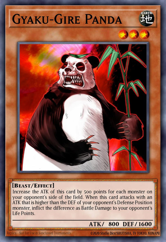 (EN021) YuGiOh TCG DCR: Dark Crisis Single: Gyaku-Gire Panda (V.2 - Common)  Common
