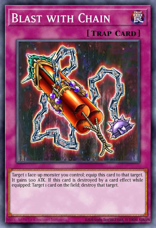 (197) YuGiOh TCG DB2: Dark Beginning 2 Single: Blast with Chain  Rare