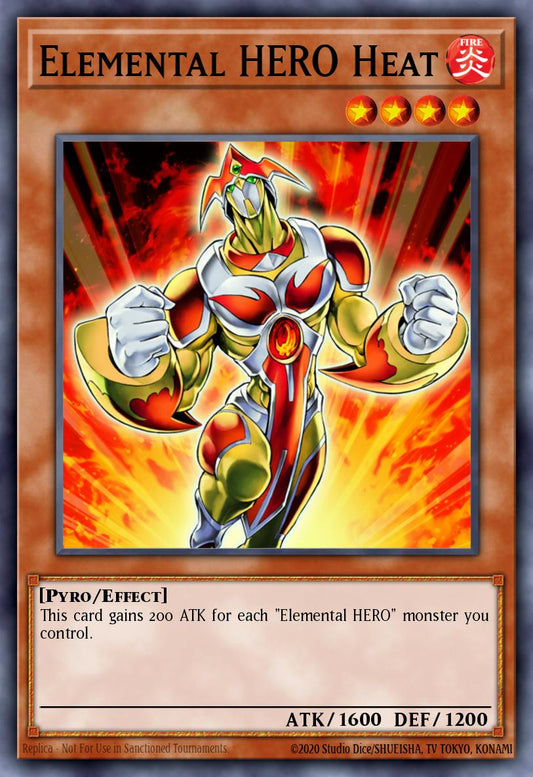 (007) YuGiOh TCG PP02: Premium Pack 2 Single: Elemental HERO Heat (V.2 - Secret Rare)  Secret Rare