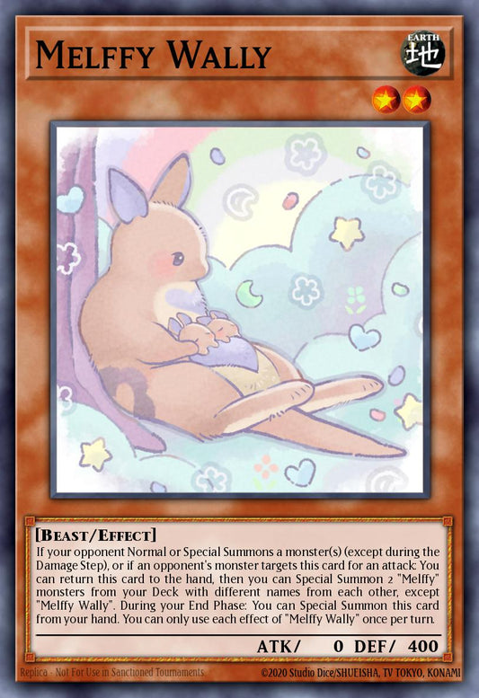 (153) YuGiOh TCG MP24: 25th Anniversary Tin: Dueling Mirrors Single: Melffy Wally  Ultra Rare