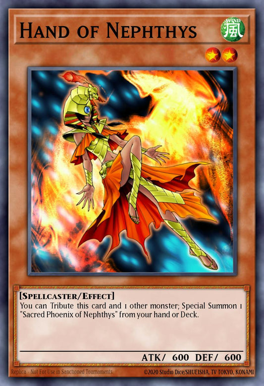 (260) YuGiOh TCG LCYW: Legendary Collection 3: Mega Pack Single: Hand of Nephthys  Rare