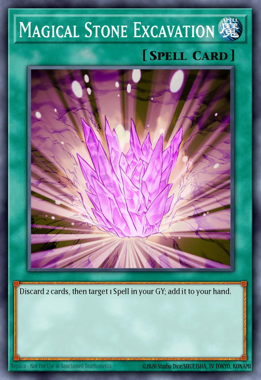 (127) YuGiOh TCG LCJW: Legendary Collection 4: Mega Pack Single: Magical Stone Excavation  Common