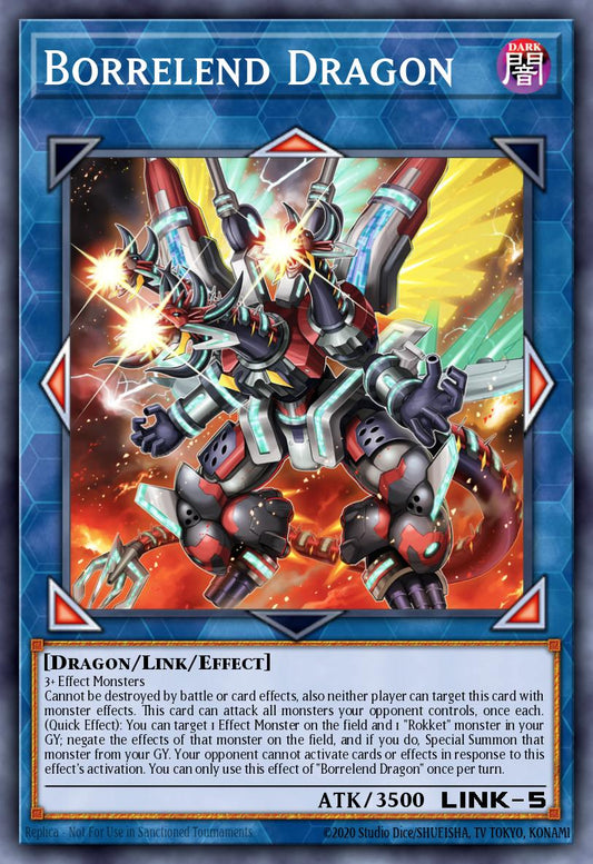 (043) YuGiOh TCG RA02: 25th Anniversary Rarity Collection II Single: Borrelend Dragon (V.7 - Ultimate Rare)  Ultimate Rare