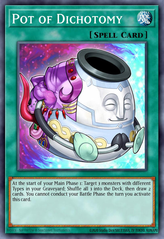(172) YuGiOh TCG MP14: 2014 Mega-Tins Mega-Pack Single: Pot of Dichotomy  Secret Rare