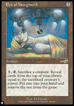 (129) Magic The Gathering The List Single: Eye of Yawgmoth  Rare