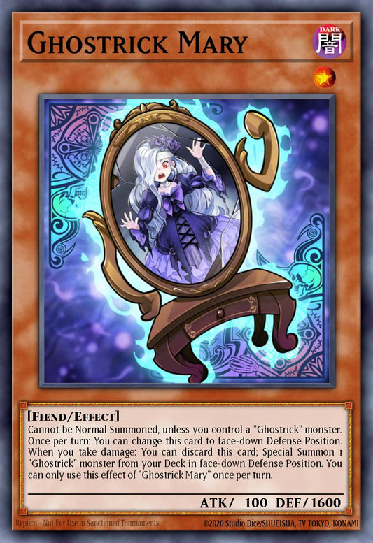 (203) YuGiOh TCG MP14: 2014 Mega-Tins Mega-Pack Single: Ghostrick Mary  Super Rare