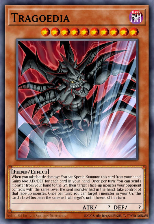 (223) YuGiOh TCG RA03: Quarter Century Bonanza Single: Tragoedia (V.2 - Quarter Century Secret Rare)  Quarter Century Secret Rare