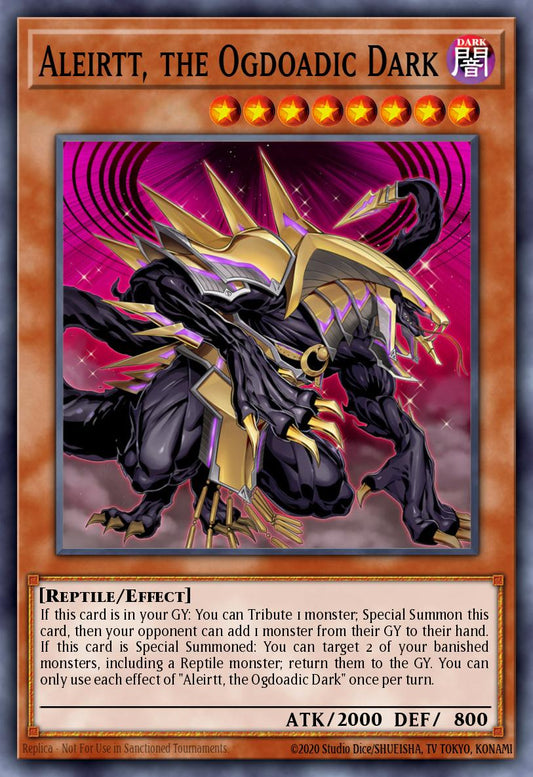 (006) YuGiOh TCG ANGU: Ancient Guardians Single: Aleirtt, the Ogdoadic Dark  Super Rare