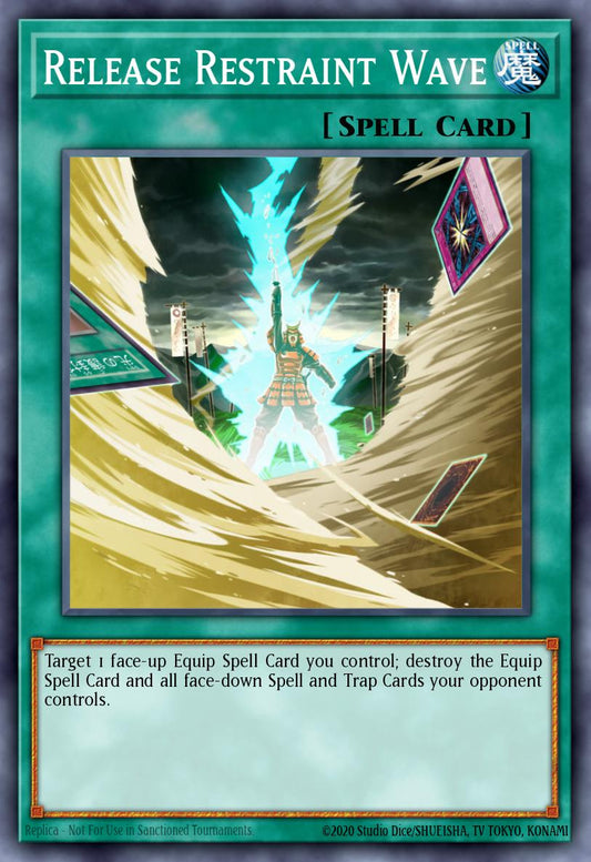 (077) YuGiOh TCG BPW2: Battle Pack 2: War of the Giants - Round 2 Single: Release Restraint Wave  Super Rare