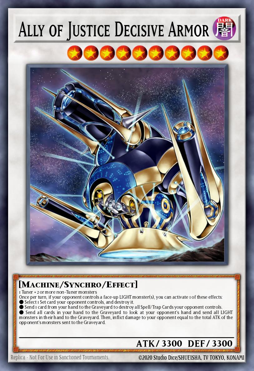 (092) YuGiOh TCG HAC1: Hidden Arsenal: Chapter 1 Single: Ally of Justice Decisive Armor  Ultra Parallel Rare