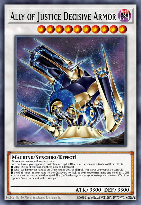 (092) YuGiOh TCG HAC1: Hidden Arsenal: Chapter 1 Single: Ally of Justice Decisive Armor  Ultra Parallel Rare