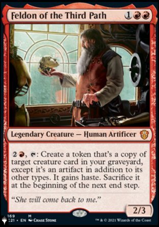 (169) Magic The Gathering The List Single: Feldon of the Third Path  Mythic