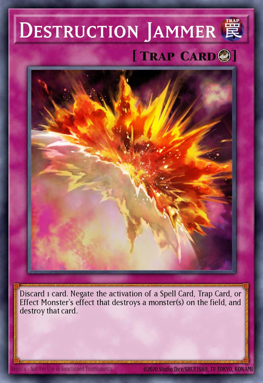 (072) YuGiOh TCG LODT: Light of Destruction Single: Destruction Jammer (V.1 - Rare)  Rare