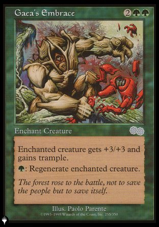 (255) Magic The Gathering The List Single: Gaea's Embrace  Uncommon