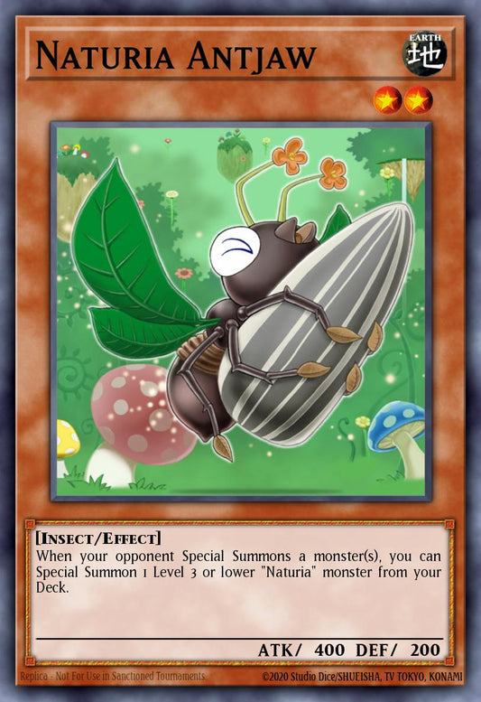(097) YuGiOh TCG HAC1: Hidden Arsenal: Chapter 1 Single: Naturia Antjaw (V.2 - Parallel Rare)  Parallel Rare