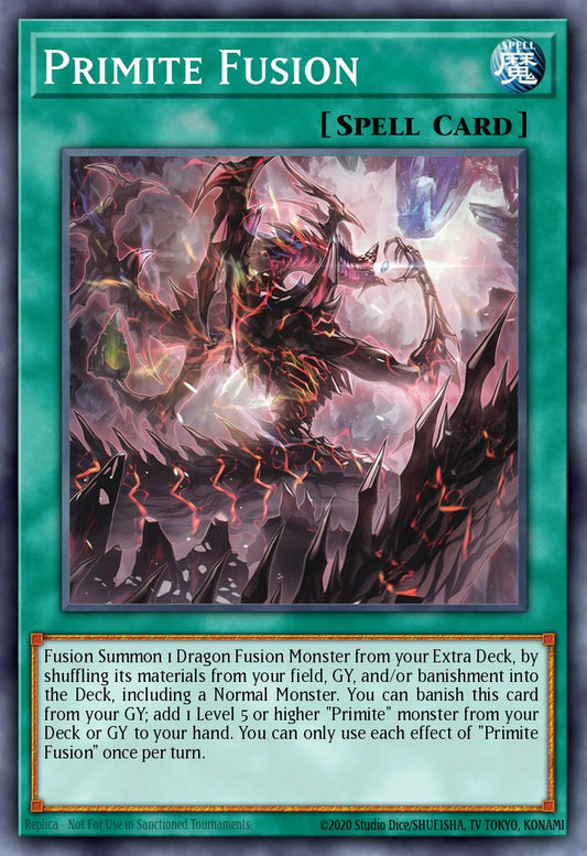 (DUAD065) YuGiOh TCG Duelist’s Advance Single: Primite Fusion  Super Rare