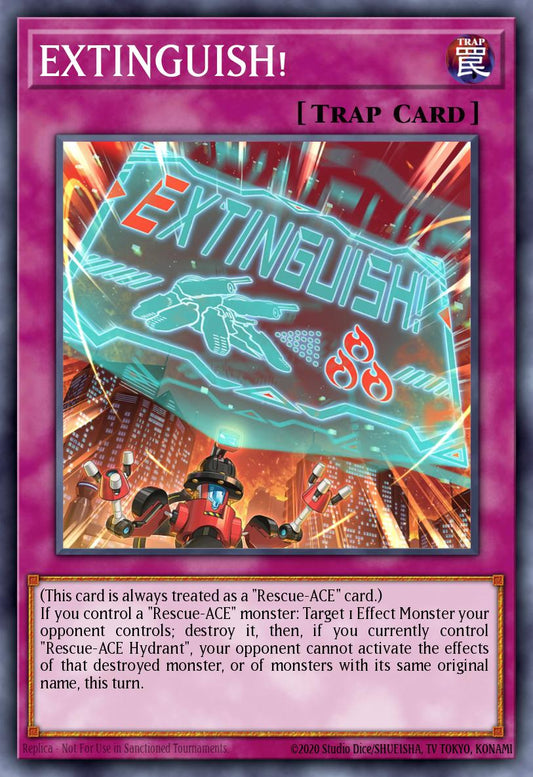 (284) YuGiOh TCG MP24: 25th Anniversary Tin: Dueling Mirrors Single: EXTINGUISH!  Ultra Rare