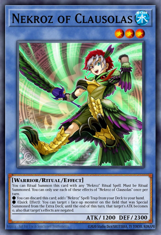 (131) YuGiOh TCG BLMM: Battles of Legend: Monster Mayhem Single: Nekroz of Clausolas  Ultra Rare