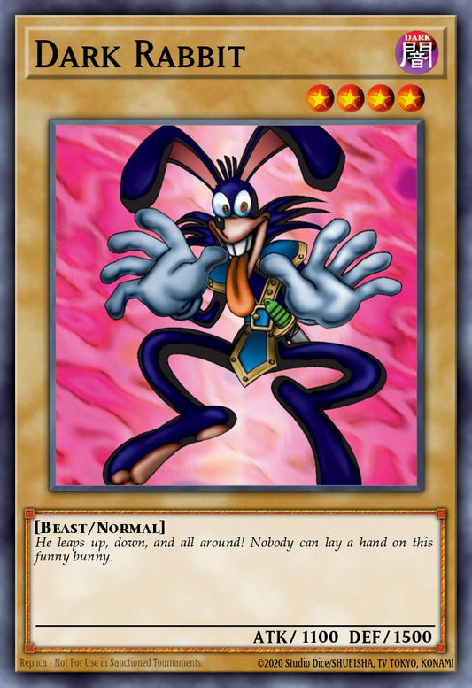 (090) YuGiOh TCG SOVR: Stardust Overdrive Single: Dark Rabbit  Rare
