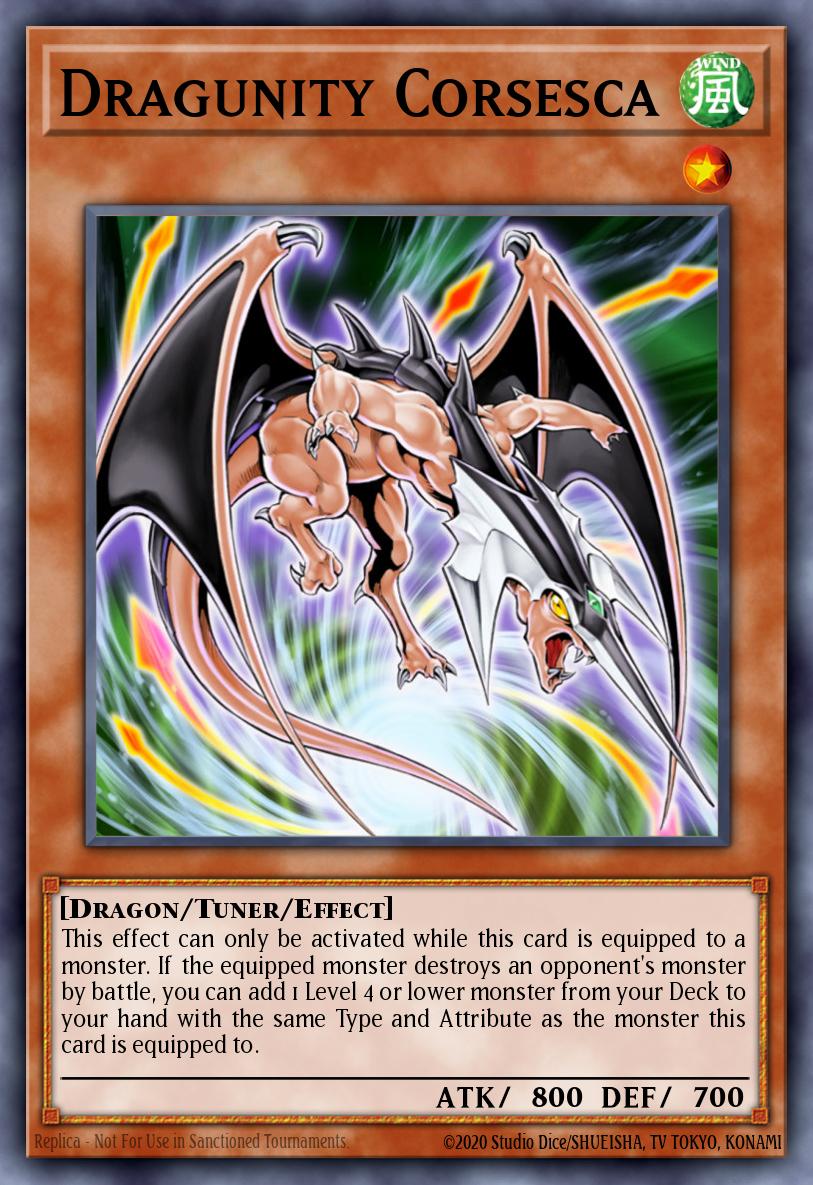 (158) YuGiOh TCG HAC1: Hidden Arsenal: Chapter 1 Single: Dragunity Corsesca (V.1 - Common)  Common