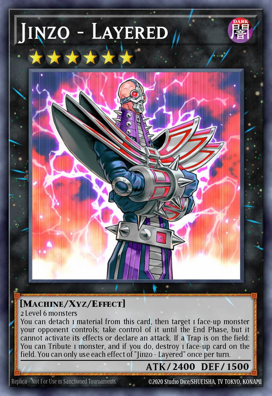 (149) YuGiOh TCG DLCS: Dragons of Legend: The Complete Series Single: Jinzo - Layered  Secret Rare