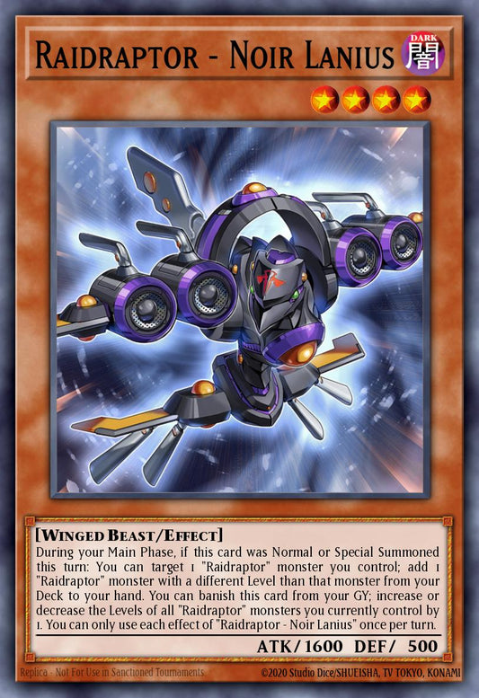 (004) YuGiOh TCG PHNI: Phantom Nightmare Single: Raidraptor - Noir Lanius  Common