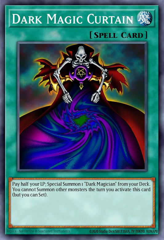 (079) YuGiOh TCG LCYW: Legendary Collection 3: Mega Pack Single: Dark Magic Curtain  Rare