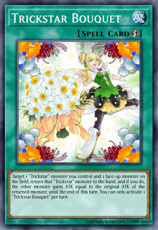 (035) YuGiOh TCG MP19: 2019 Gold Sarcophagus Tin Mega Pack Single: Trickstar Bouquet  Common
