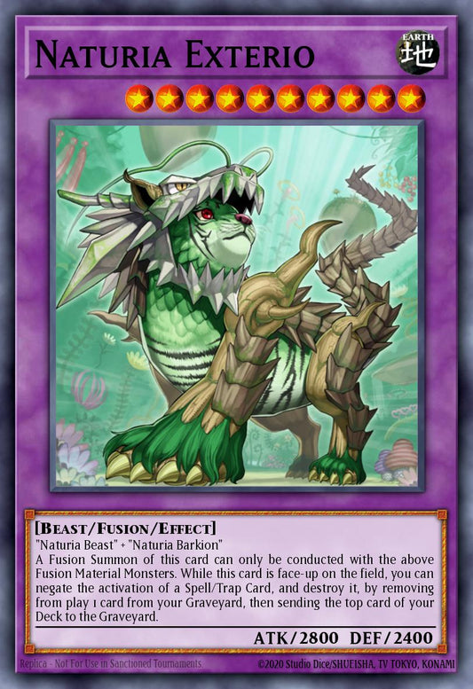 (119) YuGiOh TCG HAC1: Hidden Arsenal: Chapter 1 Single: Naturia Exterio  Ultra Parallel Rare