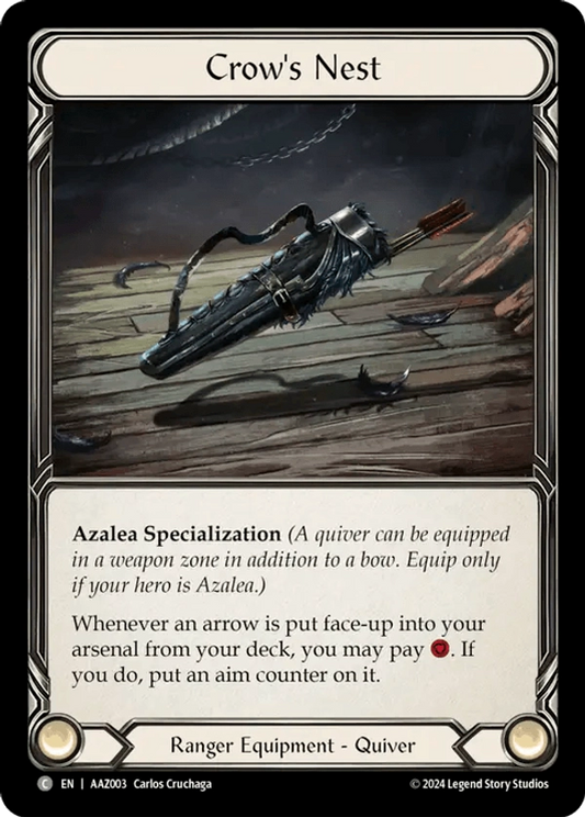 (003) Flesh & Blood TCG Armory Deck: Azalea Single: Crow's Nest (Regular)  Common