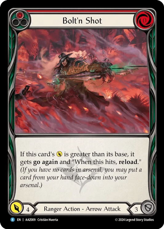 (009) Flesh & Blood TCG Armory Deck: Azalea Single: Bolt'n' Shot (Red) (Regular)  Rare