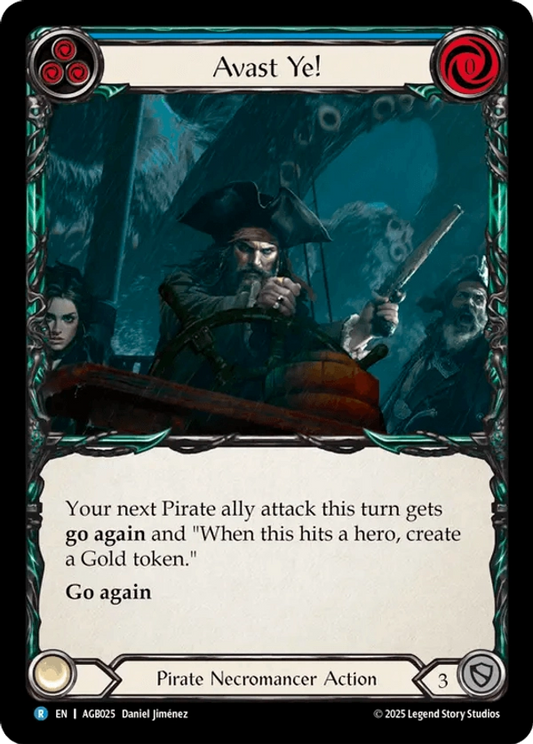 (025) Flesh & Blood TCG Armory Deck: Gravy Bones Single: Avast Ye! (Regular)  Rare