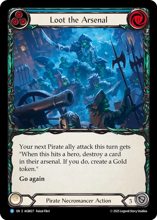 (027) Flesh & Blood TCG Armory Deck: Gravy Bones Single: Loot the Arsenal (Regular)  Rare