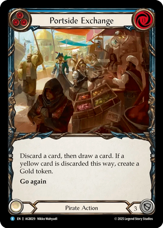 (029) Flesh & Blood TCG Armory Deck: Gravy Bones Single: Portside Exchange (Regular)  Rare