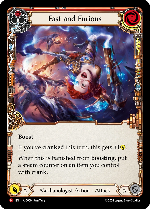 (009) Flesh & Blood TCG Armory Deck: Dash I/O Single: Fast and Furious (Regular)  Majestic