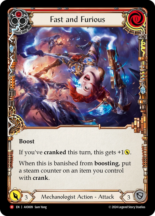 (009) Flesh & Blood TCG Armory Deck: Dash I/O Single: Fast and Furious (Regular)  Majestic