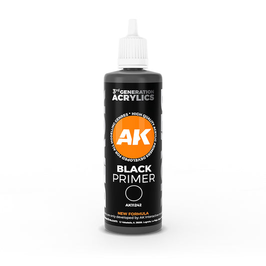 AK 3rd Gen 100ml - Black Primer - AK11242