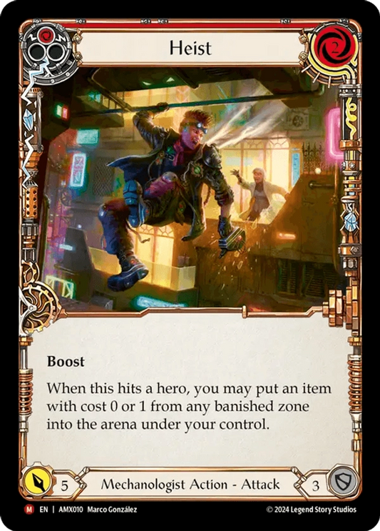 (010) Flesh & Blood TCG Armory Deck: Maxx Nitro Single: Heist (Regular)  Majestic