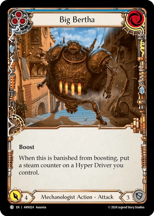 (024) Flesh & Blood TCG Armory Deck: Maxx Nitro Single: Big Bertha (Blue) (Regular)  Common