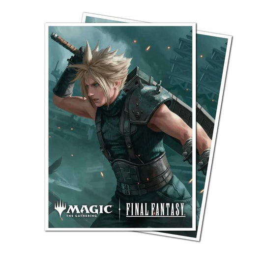 Magic: The Gathering - Final Fantasy 105ct Apex Deck Protector Sleeves - Cloud, Planet's Champion