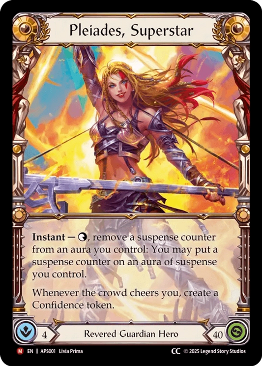 (001) Flesh & Blood TCG Armory Deck: Pleiades Single: Pleiades, Superstar (Regular)  Majestic