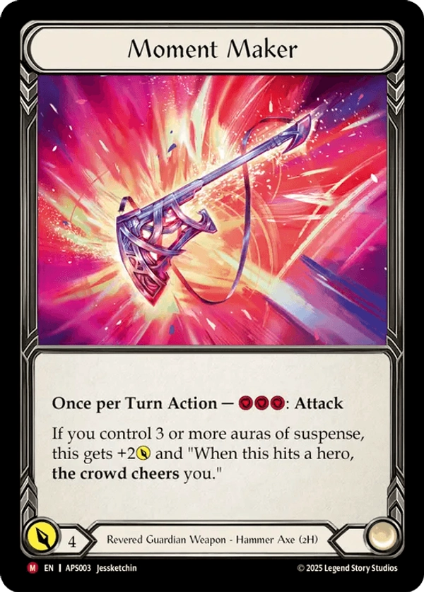 (003) Flesh & Blood TCG Armory Deck: Pleiades Single: Moment Maker (Rainbow Foil)  Majestic