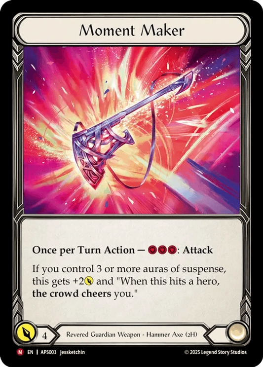 (003) Flesh & Blood TCG Armory Deck: Pleiades Single: Moment Maker (Rainbow Foil)  Majestic