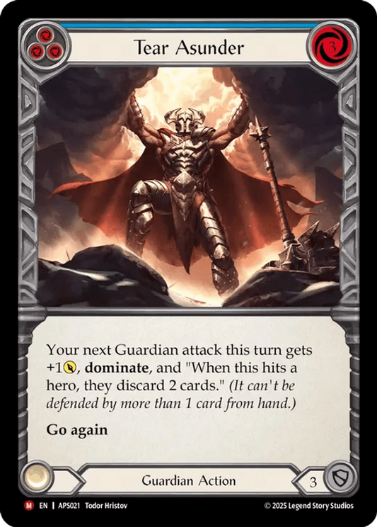 (021) Flesh & Blood TCG Armory Deck: Pleiades Single: Tear Asunder (Regular)  Majestic