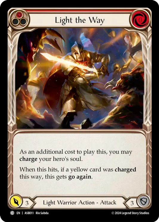 (011) Flesh & Blood TCG Armory Deck: Boltyn Single: Light the Way (Red) (Regular)  Common