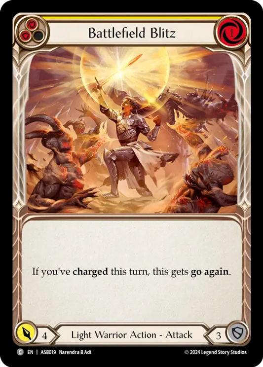 (019) Flesh & Blood TCG Armory Deck: Boltyn Single: Battlefield Blitz (Regular)  Common