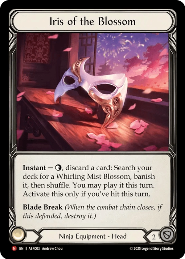 (003) Flesh & Blood TCG Armory Deck: Ira Single: Iris of the Blossom (Rainbow Foil)  Majestic