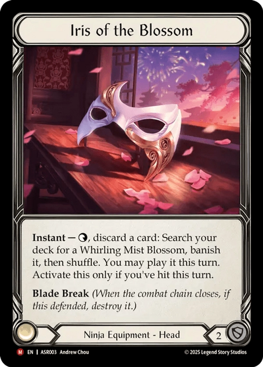 (003) Flesh & Blood TCG Armory Deck: Ira Single: Iris of the Blossom (Rainbow Foil)  Majestic
